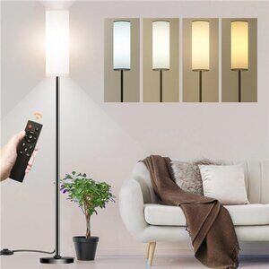 Floor Lamp for Living Room Bedroom,Modern LED Floor Lamp with Remote Control